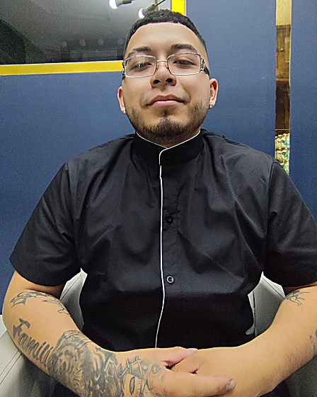 David, barbero de Razor Crew